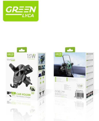 soporte de smartphone para coche con carga NFC y rotación 360°