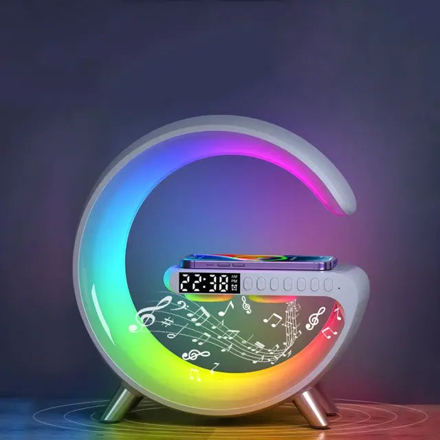 Altavoz Bluetooth G 3 en 1 + Cargador inalámbrico + Lámpara Led