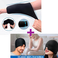 Pack Almohadilla de gel para rodillas codos Y Gorro de gel para el tratamiento de dolor