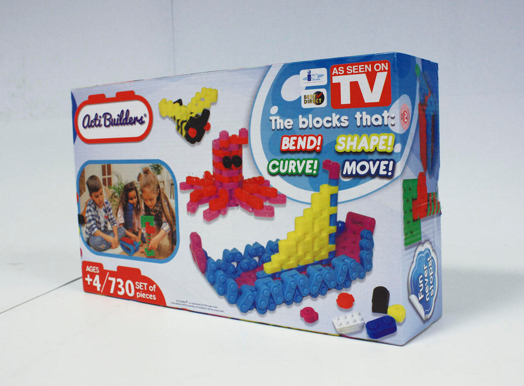 Juguete de bloques flexibles para construcción didáctica
