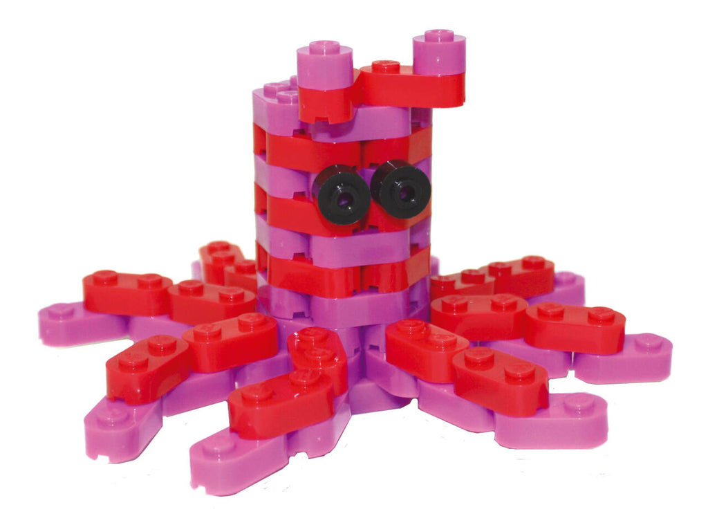 Juguete de bloques flexibles para construcción didáctica