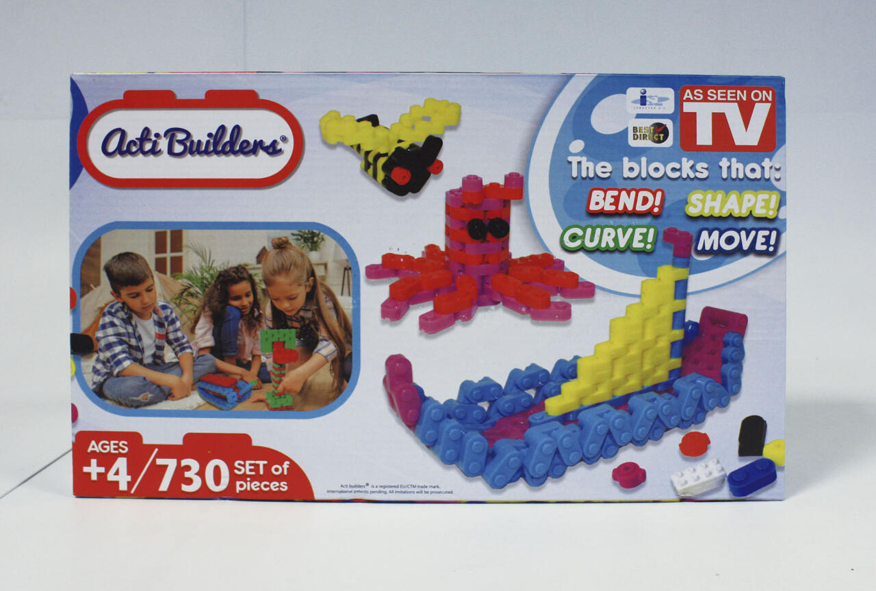 Juguete de bloques flexibles para construcción didáctica