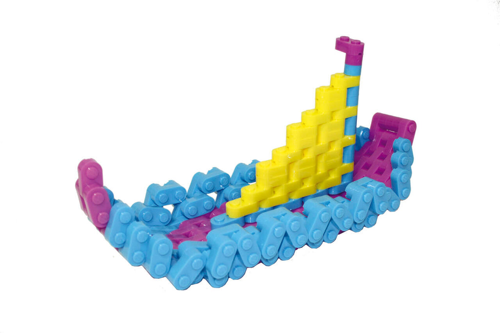 Juguete de bloques flexibles para construcción didáctica