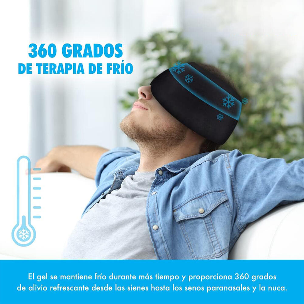 Pack Almohadilla de gel para rodillas codos Y Gorro de gel para el tratamiento de dolor